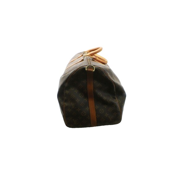 🔥 LOUIS VUITTON Monogram Keepall Bandouliere 55 Boston Bag M41414 LV 55219 🔥 - Picture 12 of 12